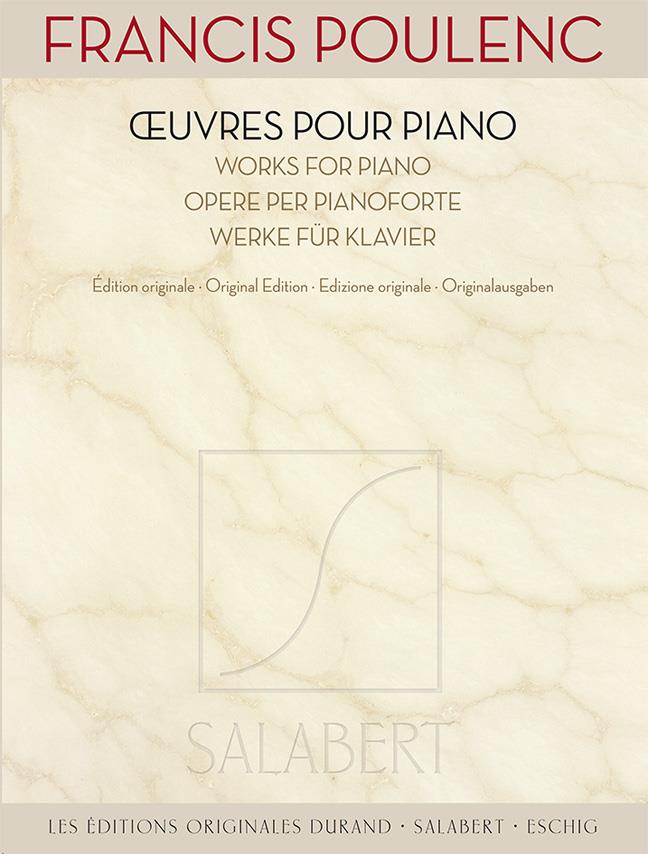 Œuvres pour piano - Édition Originale - pro klavír